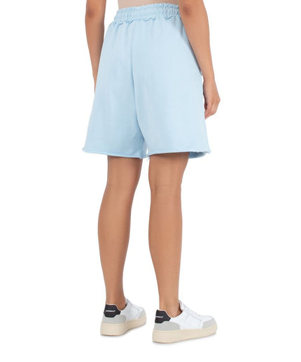 Comme Des Fuckdown Light Blue Cotton Short