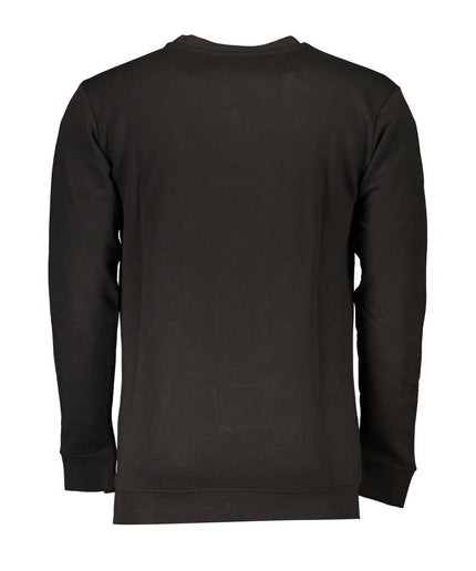 Cavalli Class Black Cotton Sweater