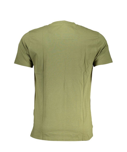 Cavalli Class Green Cotton T-Shirt