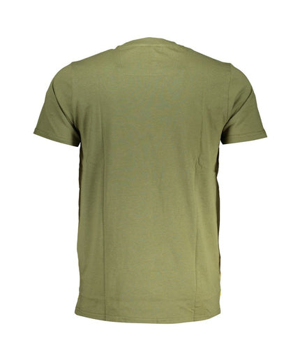 Cavalli Class Green Cotton T-Shirt