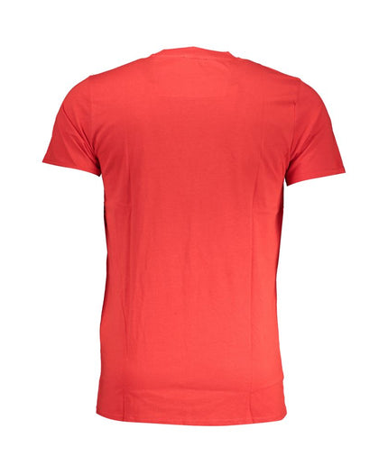 Cavalli Class Red Cotton T-Shirt