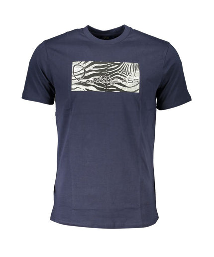 Cavalli Class Blue Cotton T-Shirt