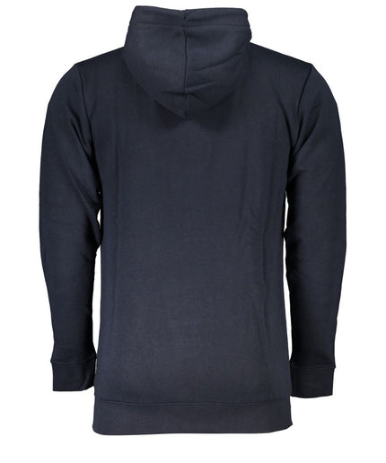 Cavalli Class Blue Cotton Mens Sweater