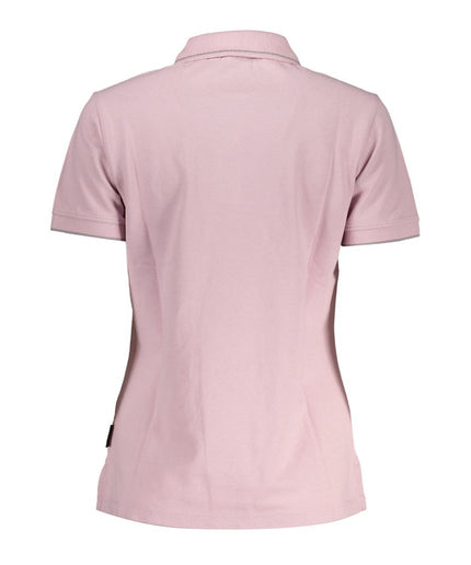 Napapijri Pink Cotton Women Polo Shirt