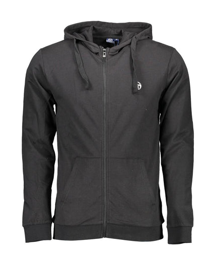 Sergio Tacchini Black Cotton Men Sweater