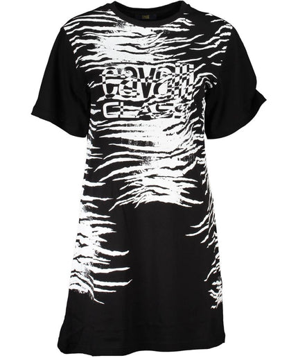 Cavalli Class Black Cotton Women Dress