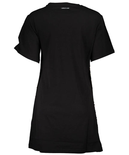 Cavalli Class Black Cotton Women Dress