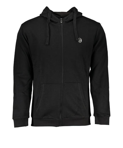 Sergio Tacchini Black Cotton Sweater