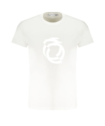 Trussardi White Cotton T-Shirt