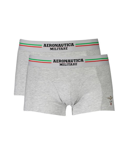 Aeronautica Militare Gray Cotton Underwear