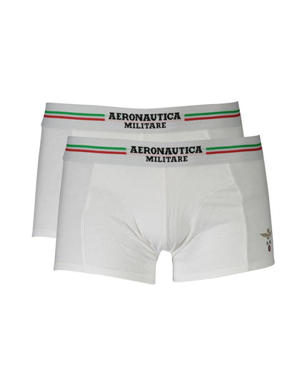 Aeronautica Militare White Cotton Underwear