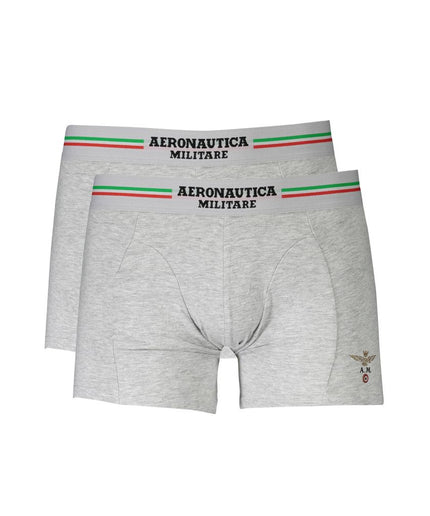 Aeronautica Militare Gray Cotton Underwear