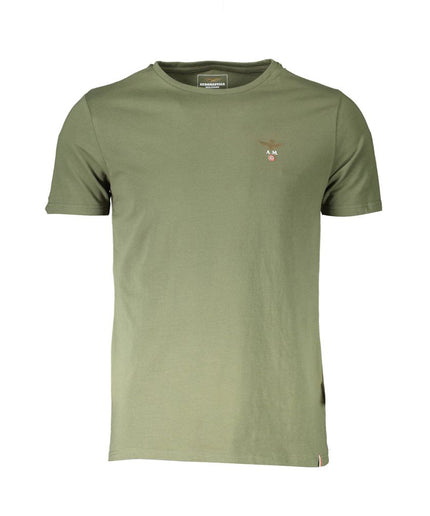 Aeronautica Militare Green Cotton T-Shirt