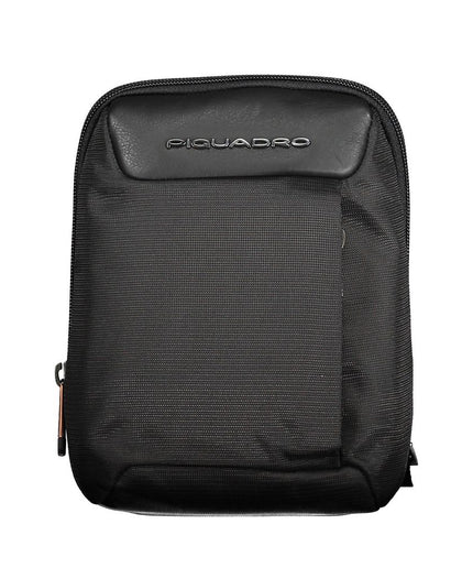 Piquadro Black Recycled Men Shoulder Bag