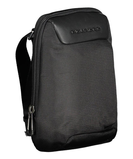 Piquadro Black Recycled Men Shoulder Bag