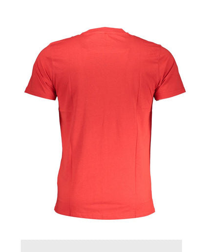 Cavalli Class Red Cotton T-Shirt