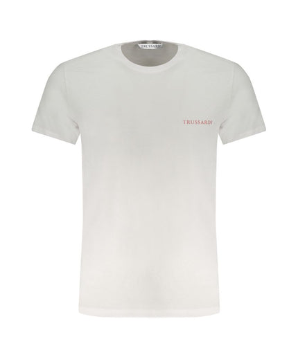 Trussardi White Cotton T-Shirt