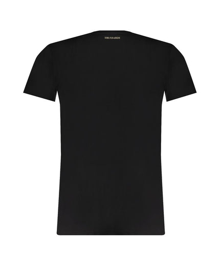 Trussardi Black Cotton T-Shirt