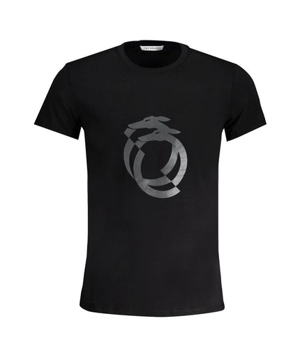 Trussardi Black Cotton T-Shirt