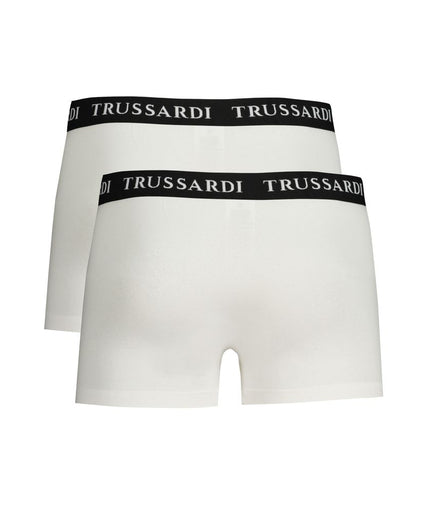 Trussardi White Cotton Underwear