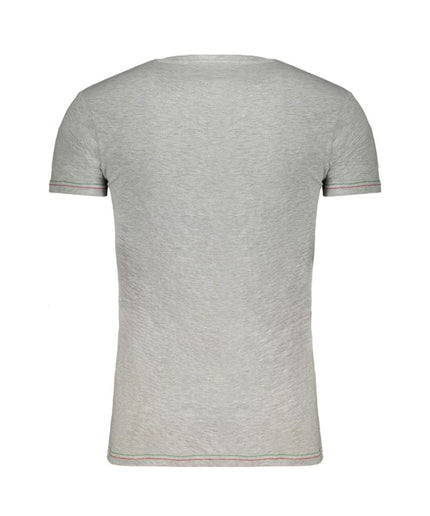 Aeronautica Militare Gray Cotton T-Shirt