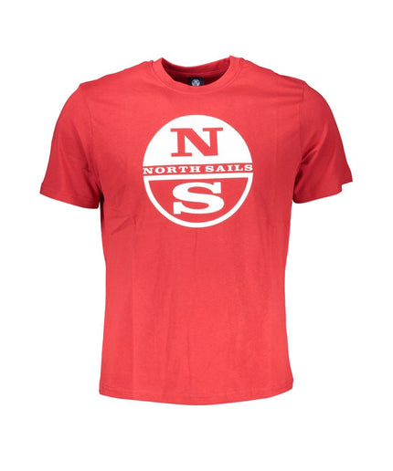 North Sails Red Cotton T-Shirt