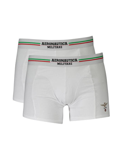 Aeronautica Militare White Cotton Underwear