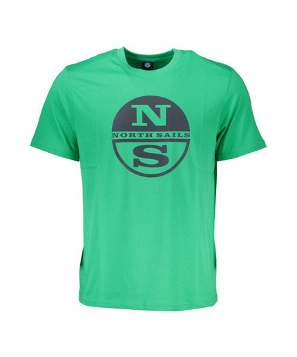 North Sails Green Cotton T-Shirt