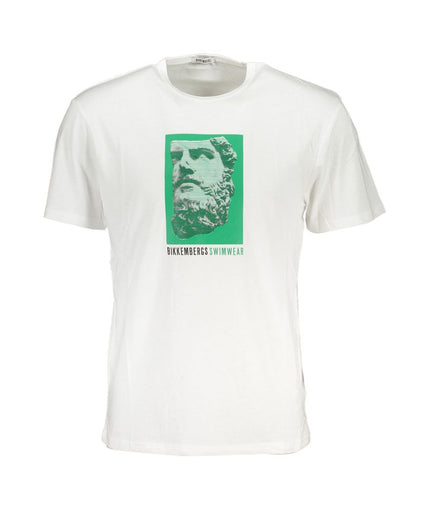 Bikkembergs White Cotton T-Shirt