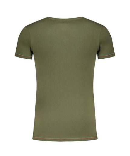 Aeronautica Militare Green Cotton T-Shirt