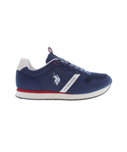 U.S. POLO ASSN. Blue Polyester Men Sneaker