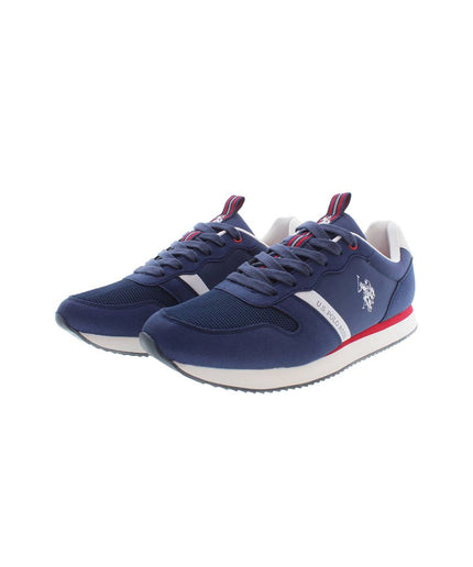 U.S. POLO ASSN. Blue Polyester Men Sneaker