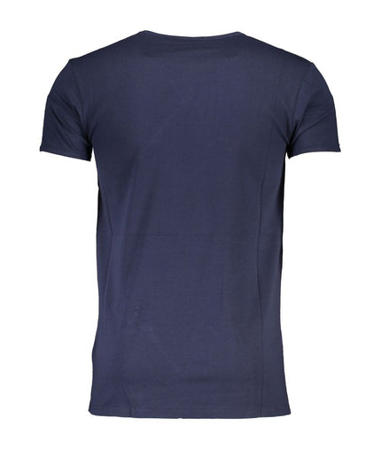 Cavalli Class Blue Cotton T-Shirt