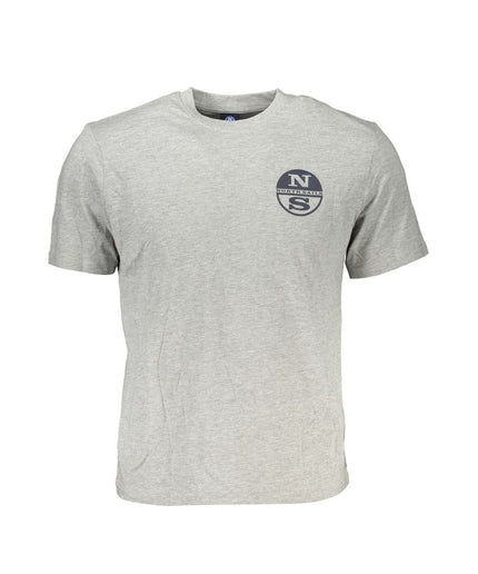 North Sails Gray Cotton T-Shirt