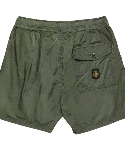 Refrigiwear Green Nylon Men Swim Trunk