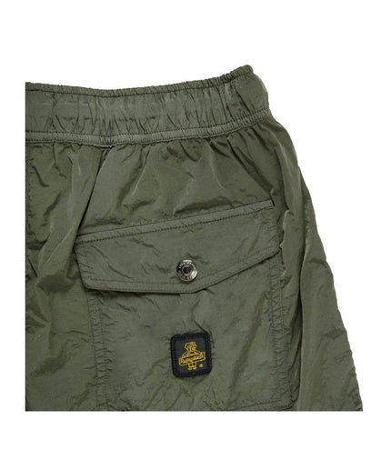 Refrigiwear Green Nylon Men Swim Trunk