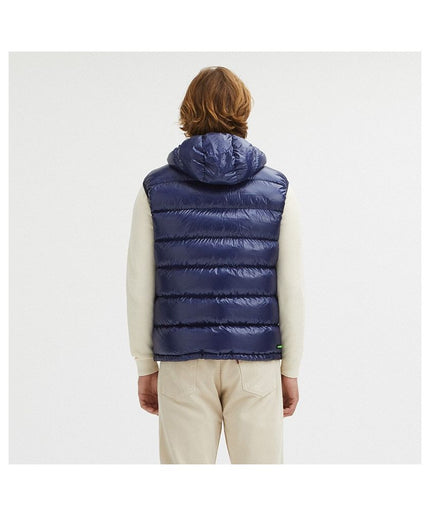 Centogrammi Blue Nylon Men's Reversible Vest