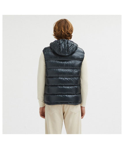 Centogrammi Blue Nylon Men's Reversible Vest