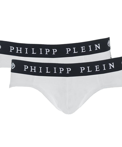 Philipp Plein White Cotton Men Boxer Short