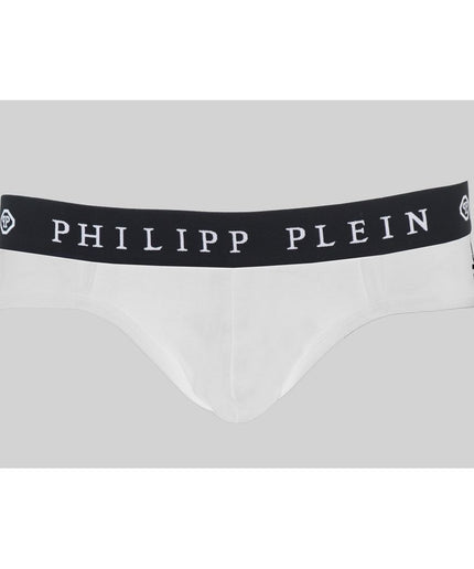 Philipp Plein White Cotton Men Boxer Short