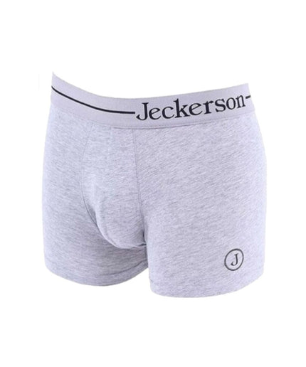 Jeckerson Gray Cotton Men Boxer