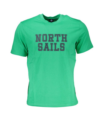 North Sails Green Cotton T-Shirt