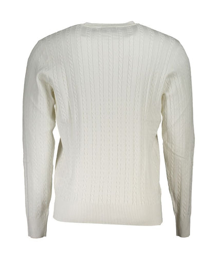 U.S. Grand Polo Elegant Crew Neck Sweater with Contrast Details