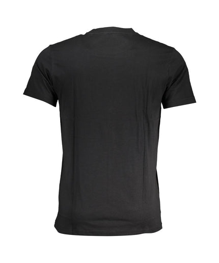 Cavalli Class Black Cotton T-Shirt