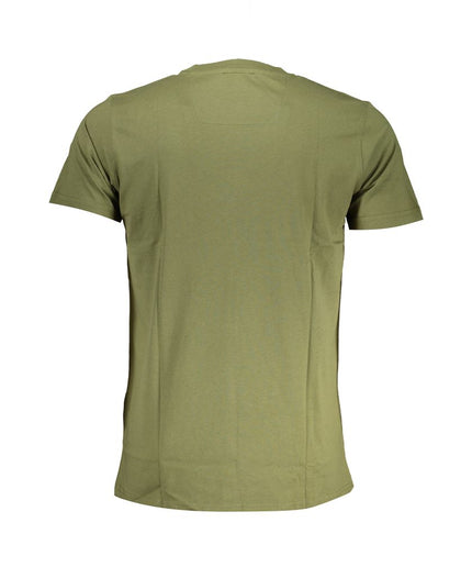 Cavalli Class Green Cotton T-Shirt