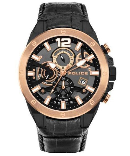 Police Rose Gold Men Watch