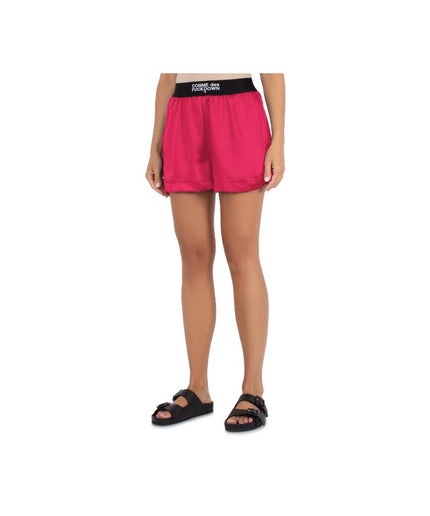 Comme Des Fuckdown Fuchsia Polyester Short