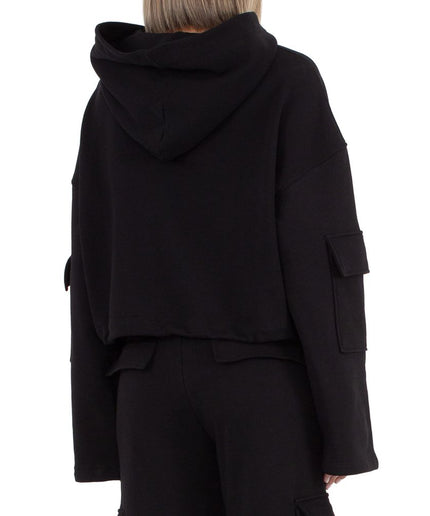 Comme Des Fuckdown Black Cotton Sweater