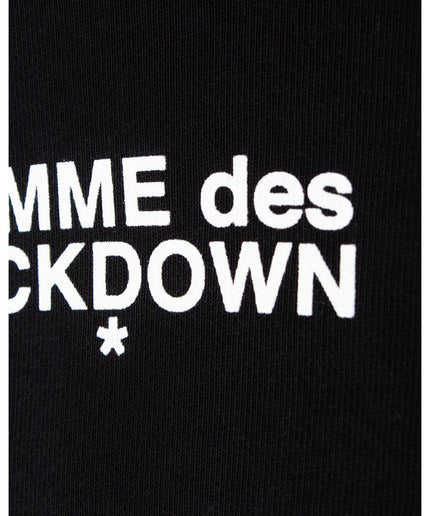 Comme Des Fuckdown Black Cotton Sweater