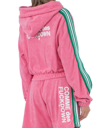 Comme Des Fuckdown Pink Cotton Sweater